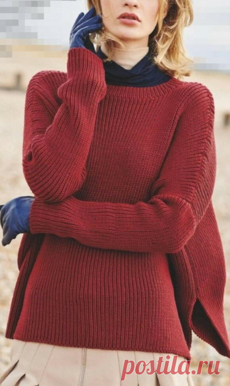 Вязаные модели спицами из Бурды, для которых характерны простота и комфорт. | Ирина СНежная & Вязание | Яндекс Дзен
