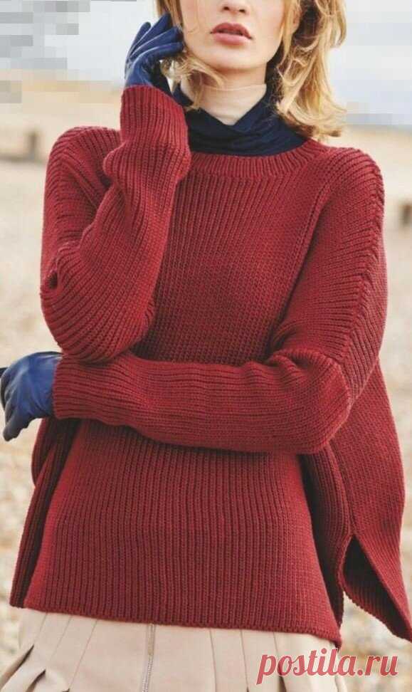 Вязаные модели спицами из Бурды, для которых характерны простота и комфорт. | Ирина СНежная & Вязание | Яндекс Дзен