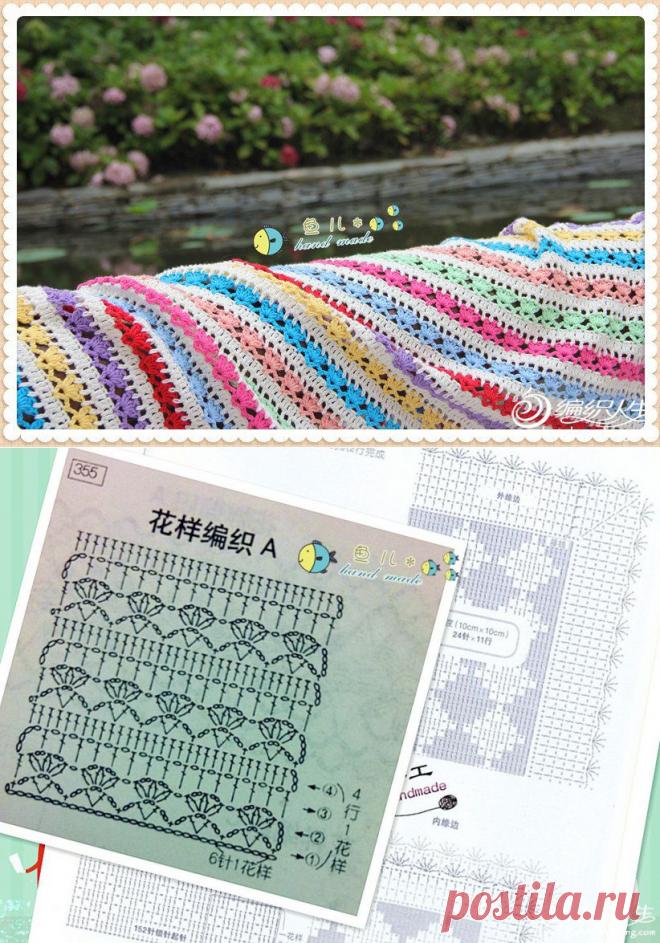 Плед для прынцессы. Очень просто!