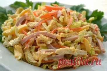 Подборка салатов из пекинской капусты — Домашняя кулинария