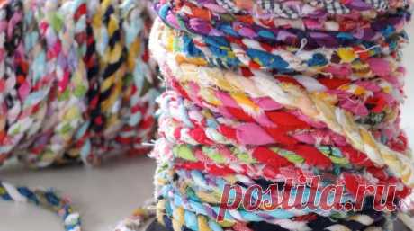 How to Make Scrap Fabric Twine