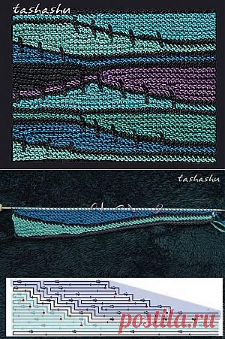 МК Волны из остатков пряжи. - Ярмарка Мастеров - ручная работа, handmade