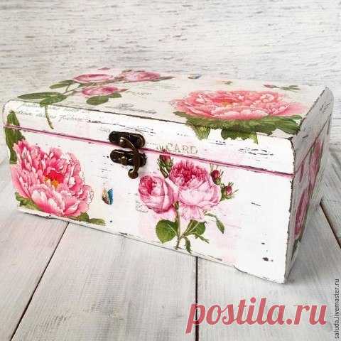 Декорируем шкатулку в стиле "шебби-шик"