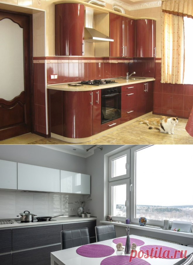 Глянцевые кухни: какой бывает кухня глянец и как ухаживать за ней?