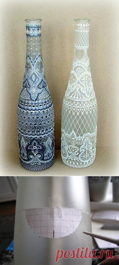 Точечная роспись акриловыми красками