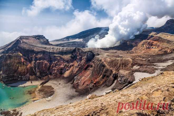 Камчатка. Вулканы и дикая природы (4к, аэросъемка) Красота!