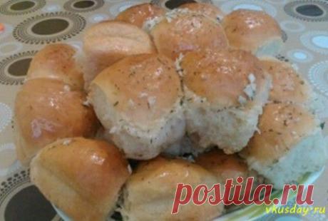 Пампушки с чесноком | Еда