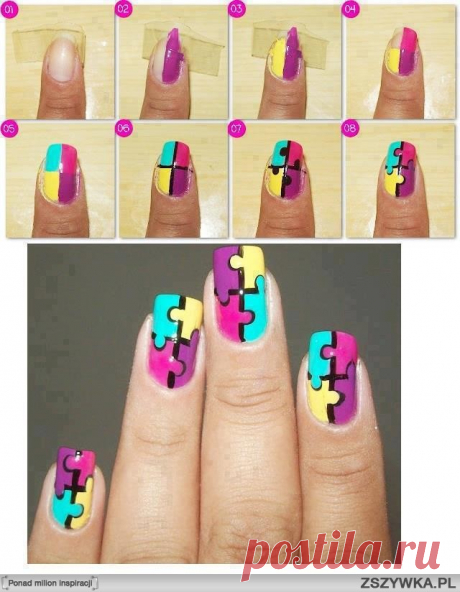 39-Interesting-Nail-Art-Tutorials-17.jpg (640×824)