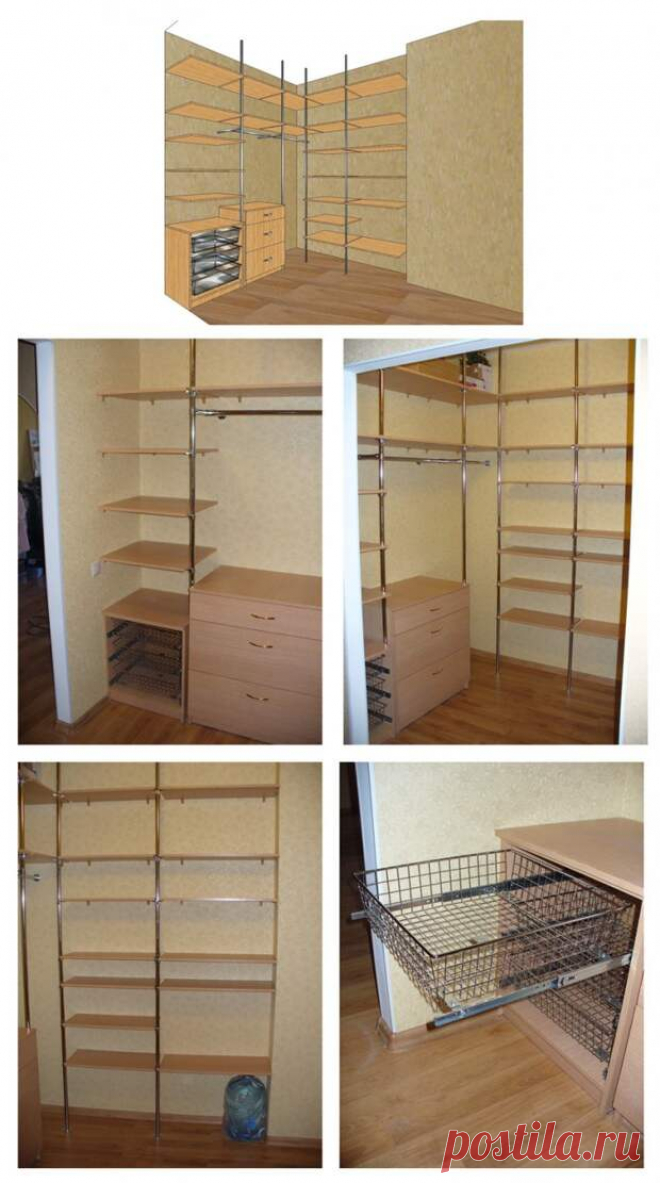 Как из кладовки сделать гардеробную – советы мастеров