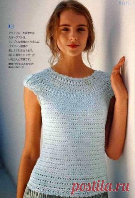 АЖУРНАЯ КОФТОЧКА КРЮЧКОМ