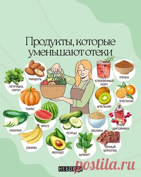 Еда против отеков: ваша шпаргалка на каждый день
Отеки — это не только эстетическая проблема. 

Задержка жидкости в организме может говорить о нарушении водно-солевого баланса, недостатке определенных минералов или малоподвижном образе жизни. Прежде чем хвататься за мочегонные таблетки, загляните на свою кухню. Многие привычные продукты — мощные и, что главное, безопасные союзники в борьбе с отечностью.