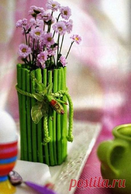 Украшаем прутиками.
Работа в интернете для студентов,пенсионеров,мам в декрете и всех,у кого есть свободных 2-3 часа в день.Без вложения денег.Без продаж. Дополнительная информация yspeshnayya.blogspot.com