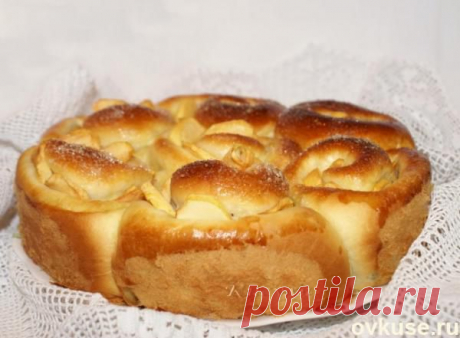 Необычный пирог с тройной начинкой и ябоками - Простые рецепты Овкусе.ру