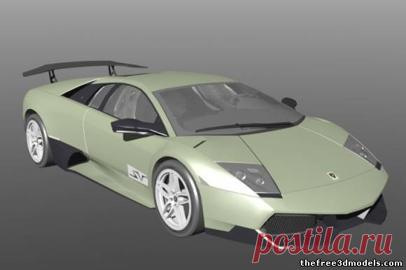 Lamborghini Murcielago LP670 Free 3D Model - .3ds .obj .max .mb .lwo - Free3D