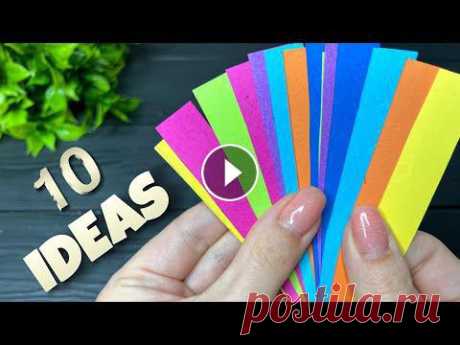 10 IDEAS How to make Easy Paper flowers. It is very easy to make paper flowers even for a beginner! Paper Flower can be used for home decor. Also, suc...