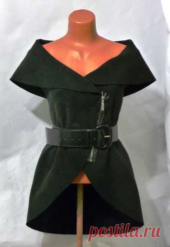 Как сшить своими руками модный женский жилет | "Кройка и шитье для начинающих портных"