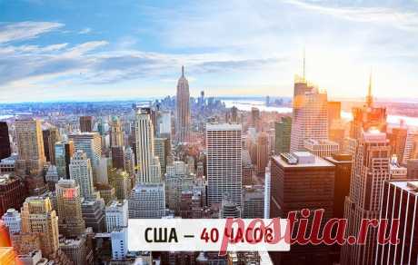 Сколько времени работают люди на протяжении недели в разных странах: время рабочей недели