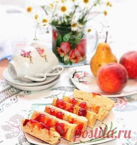Пироги с персиком в микроволновке Кулинар.ру