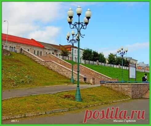 Рыбинск, спуск к главному причалу