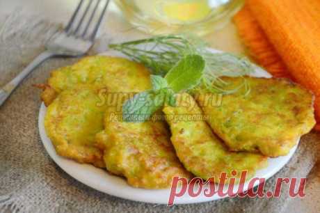 Кабачковые оладьи с манкой. Рецепт с пошаговыми фото