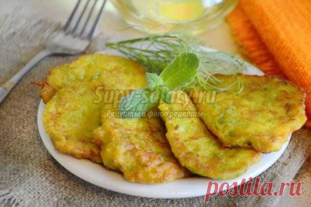 Кабачковые оладьи с манкой. Рецепт с пошаговыми фото