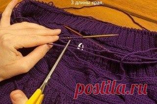 Резинка для отделки горловины

Как красиво довязать резинку 2х2 на отделке горловины-планки,чтоб она не растягивалась и была упругой. Подробный мастер-класс по ссылке под постом.