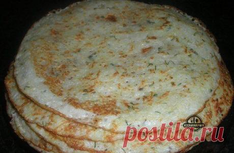 ТОНКИЕ КАРТОФЕЛЬНЫЙ БЛИНЫ