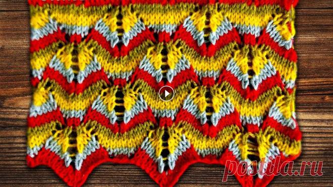 Узор Миссони спицами Зигзагообразные узоры Миссони очень популярны и всегда в тренде. Они поражают своим разнообразием. Самые красивые узоры для вязания на нашем канале! М...