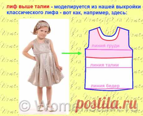 Лиф для детского платья – просто и быстро. Часть 1. | Женские разговоры