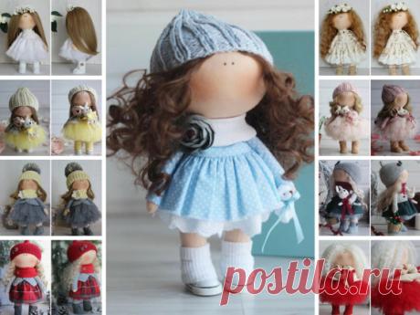 Bambole Baby doll Tilda doll Handmade doll Textile doll Fabric doll Cloth doll Rag doll Interior doll Nursery doll Blue doll by Oksana Z Bambole Baby doll Tilda doll Handmade doll Textile doll Fabric doll Cloth doll Rag doll Interior doll Nursery doll Blue doll by Oksana Z __________________________________________________________________________________________   Hello, dear visitors!  This is handmade cloth doll created by Master Oksana Z (Ulyanovsk, Russia). All dolls s...