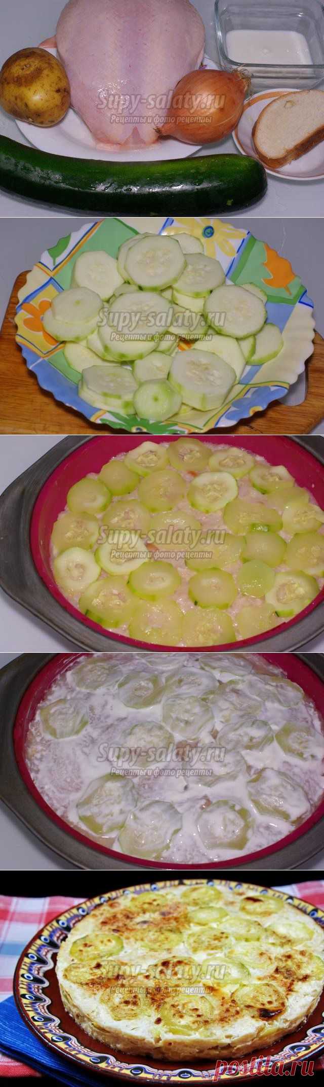 Диетический террин из курицы с кабачками цукини. Рецепт с пошаговыми фото