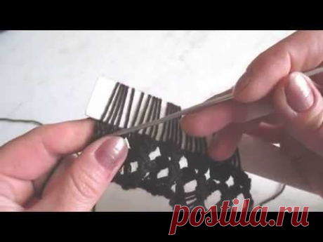 Вязание на линейке (убавление, прибавление петель). Knitting on the line (decrease, adding loops)