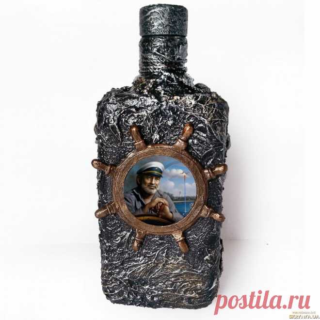 Декоративная бутылка в подарок мужчине моряку «Шкипер» Сувениры для моряков 0,5л Декоративная бутылка в подарок мужчине моряку «Шкипер» Сувениры для моряков  Вообще-то она не такая уж декоративная... Ее можно наполнить (или заказать уже напо