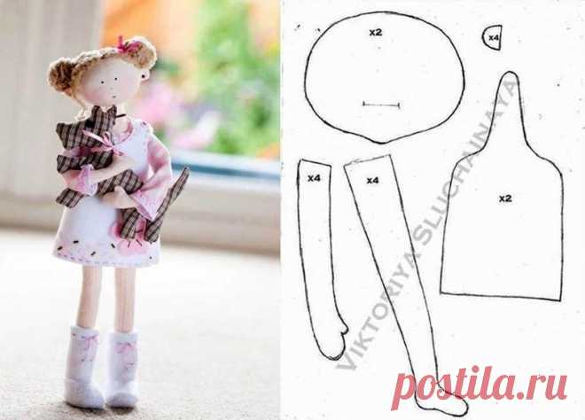 Выкройки текстильных кукол разных мастеров | all Dolls