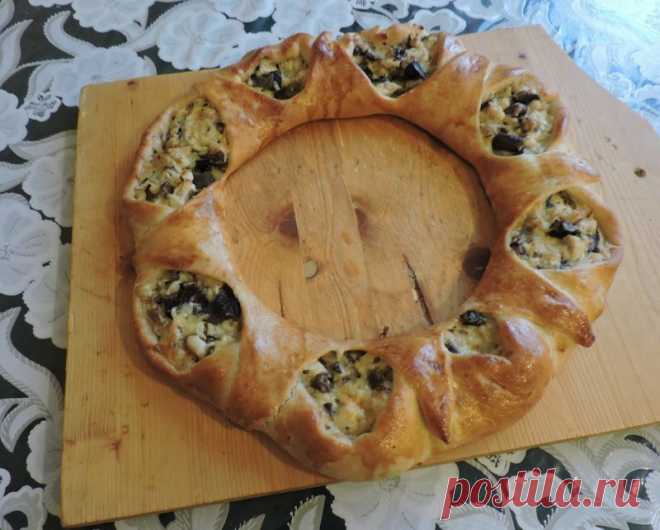 Пирог с грибами