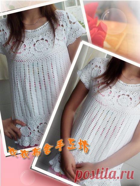 Топ на круглой кокетке..