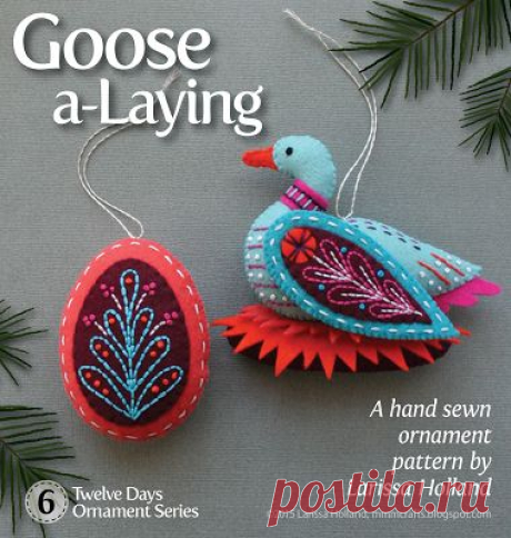 Goose a-Laying pattern is now available! (mmmcrafts) Goose a-Laying pattern is now available!