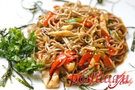 Домашняя лапша с курицей. Любимая классика