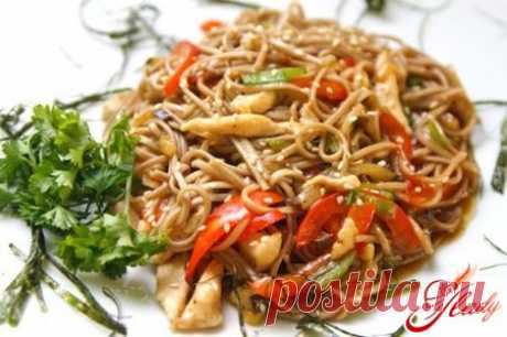 Домашняя лапша с курицей. Любимая классика