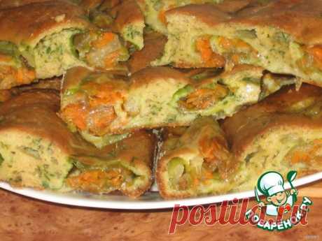 Овощной пирог-запеканка "Нежность" - красивый, ароматный и очень вкусный, с изюминкой