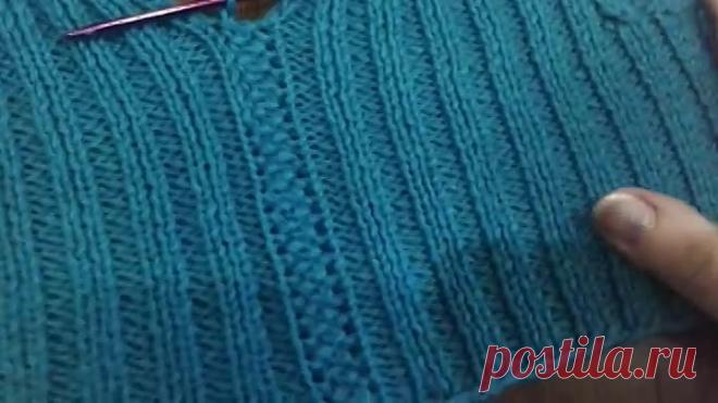 Соединяем детали вязаных изделий крючком. МК Светланы Заец  -- Knitting for Beginners