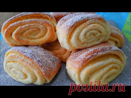 НЕ  ПРОСТО  БУЛОЧКИ, а НАСТОЯЩИЙ ДЕСЕРТ! Рецепт булочек к чаю.