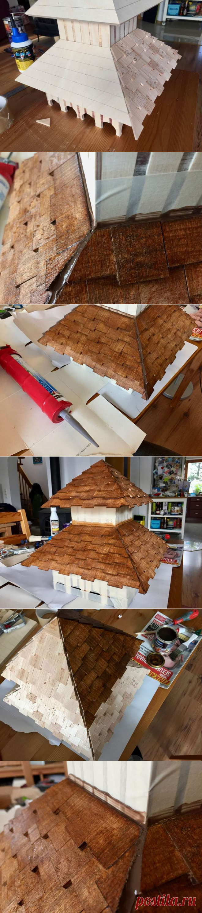 Кормушка домик для птиц своими руками