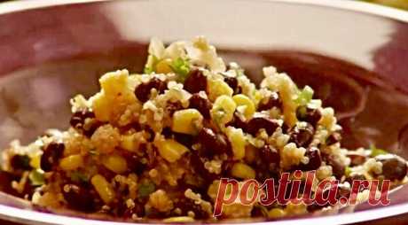 Гарнир из киноа с фасолью и кукурузой | ПРОСТО ВКУСНО | Яндекс Дзен