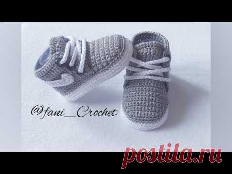 Zapatillas "NiKe" Tejidas a Crochet o Ganchillo