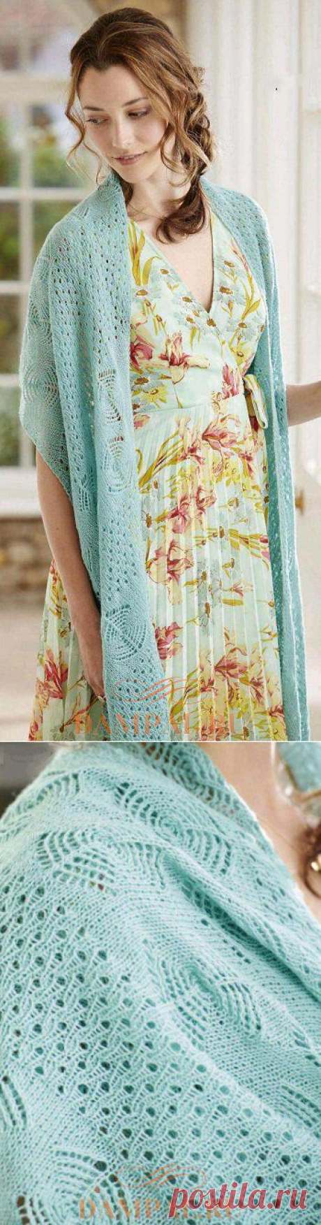Ажурная накидка «Cobwebs in the Rain» — HandMade
