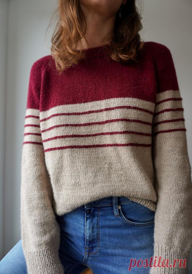 Свитер реглан Anna Winter - Вяжи.ру