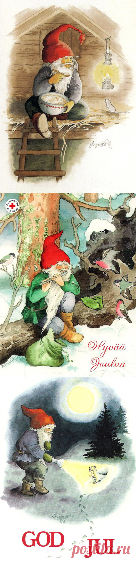 Художница Inge Löök. Добрый гном. Часть 4.