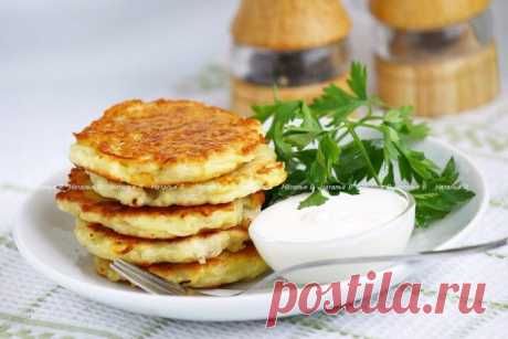Готовим к ужину картофельные блинчики с курицей