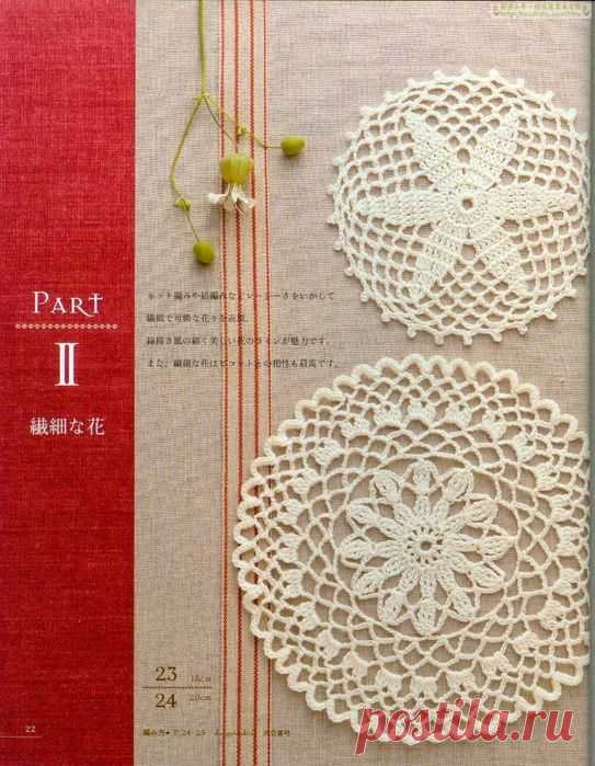 Мотивы. Схемы вязания.